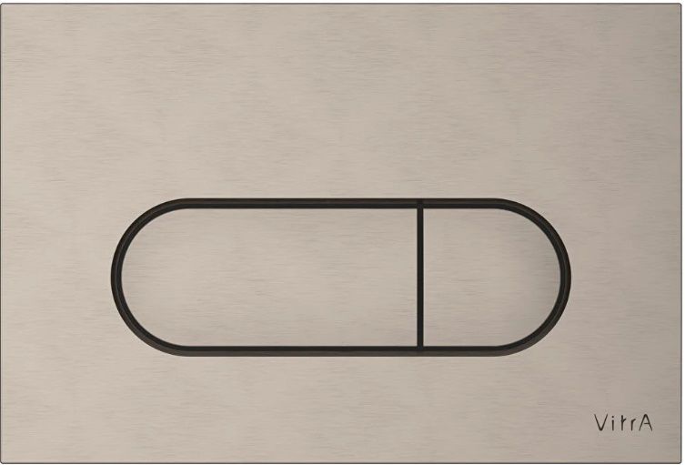 Vitra 740-2295 Root Round Kumanda Paneli Fırçalı Nikel