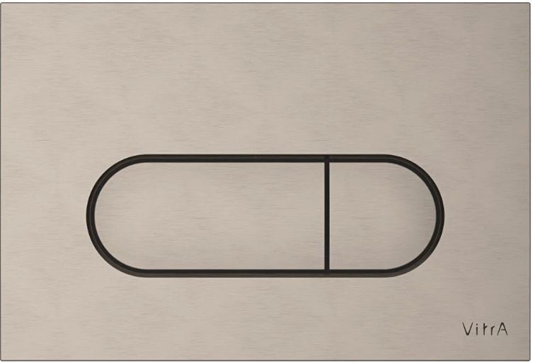 Vitra 740-2295 Root Round Kumanda Paneli Fırçalı Nikel