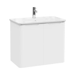 Vitra Integra Round 69853 Lavabo Dolabı 80cm Mat Beyaz