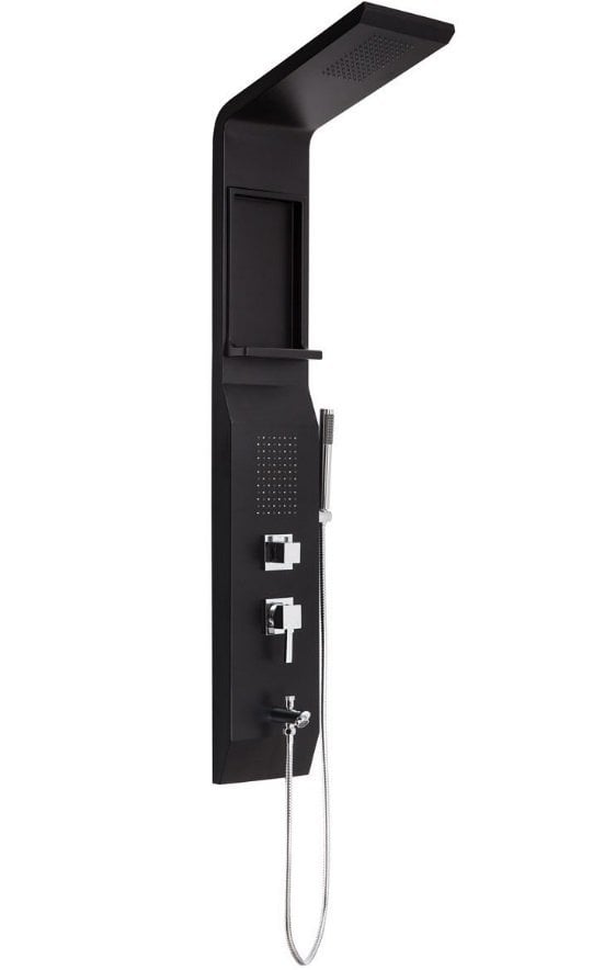 Vitra A45809 Take Masajlı Duş Sistemi 145x022 Siyah