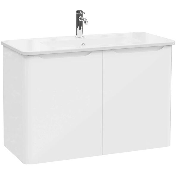 Vitra Integra Round 69861 Lavabo Dolabı 100cm Beyaz