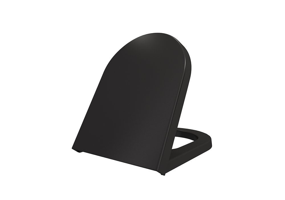 Bocchi A0301-004 Pure S Yavaş Kapanan Klozet Kapağı Mat Siyah