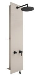 Vitra A45806 Origin Masajlı Duş Sistemi A45806 Taupe Siyah 140x40