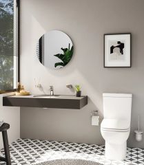 Vitra 67664 Basis Yuvarlak Ayna Aydınlatmasız 80 Cm