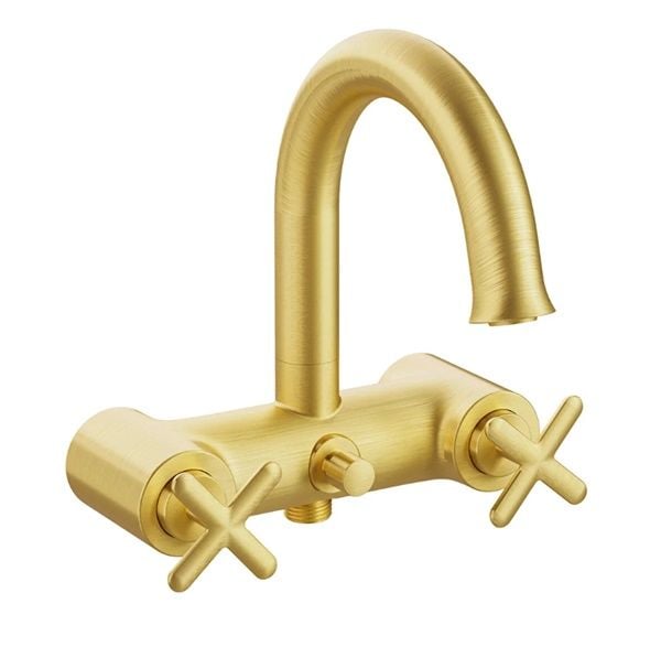 Vitra A4289325 Origin Classic Banyo Bataryası Fırçalı Altın