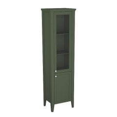 Vitra Valarte Neo 65809 Cam Kapaklı Boy Dolabı 55 Cm, Retro Yeşil, Sağ
