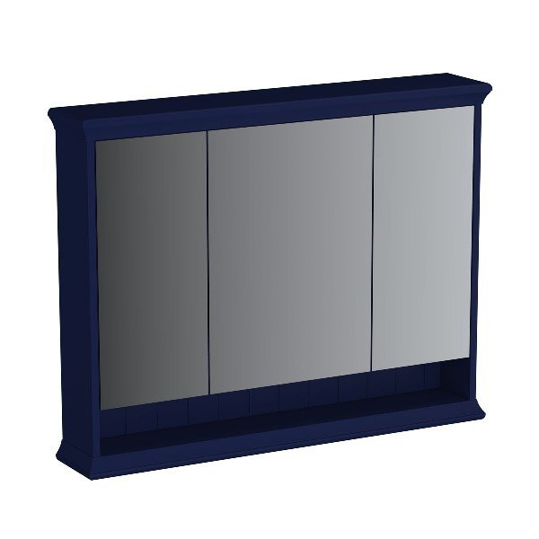 Vitra Valarte Neo 65794 Dolaplı Ayna 100 cm, Çelik Mavisi