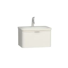 Vitra 56437 Nest Trendy 1 Cekmeceli Lavabo Dolabı 60cm_P.Beyaz