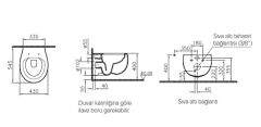 Vitra 5885B422-0559 Memoria Asma Klozet Mat Kum Bej