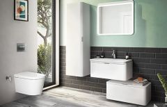 VitrA 56438 Lavabo Dolabı Nest Trendy Çekmeceli 80 Cm P.Beyaz