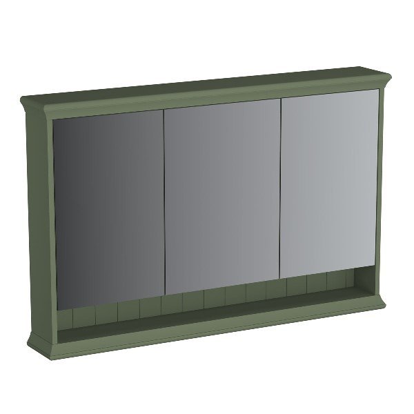 Vitra Valarte Neo 65807 Dolaplı Ayna 120 cm, Retro Yeşil