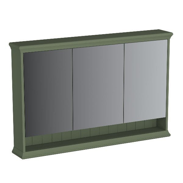 Vitra Valarte Neo 65807 Dolaplı Ayna 120 cm, Retro Yeşil