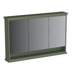 Vitra Valarte Neo 65807 Dolaplı Ayna 120 cm, Retro Yeşil