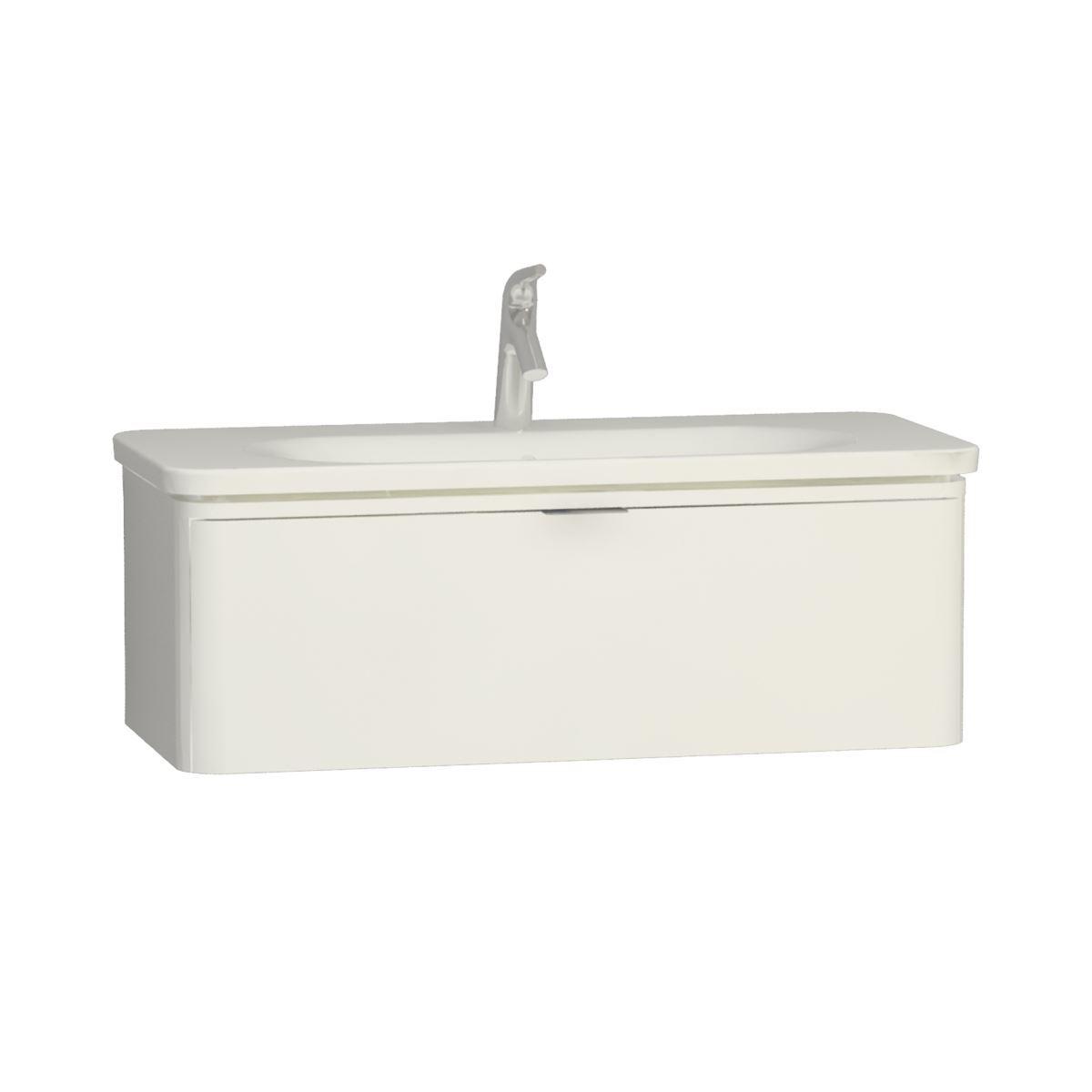 VitrA 56439 Lavabo Dolabı Nest Trendy Çekmeceli 100 Cm P.Beyaz