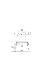 VitrA 56439 Lavabo Dolabı Nest Trendy Çekmeceli 100 Cm P.Beyaz