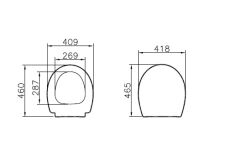 Vitra Memoria Klozet Kapağı Mat Kum Bej 106-422R009