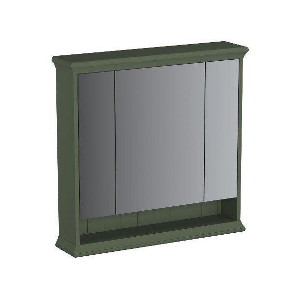 Vitra Valarte Neo 65832 Dolaplı Ayna 80 cm, Retro Yeşil