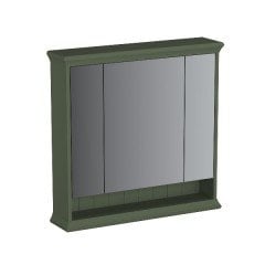 Vitra Valarte Neo 65832 Dolaplı Ayna 80 cm, Retro Yeşil