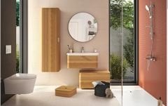 VitrA 56141 Lavabo Dolabı Nest Trendy Çekmeceli 100 Cm H.Doğal Ahşap