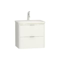 Vitra 56440 Nest Trendy 2 Cekmeceli Lavabo Dolabı 60cm P.Beyaz