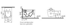 Vitra 7510B022-0090 S60 Asma Klozet Mat Kum Bej