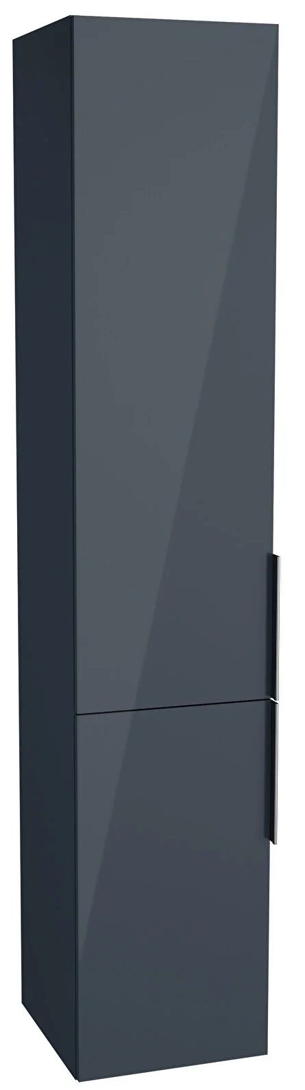 Vitra Quadrum 66195 Boy Dolabı,35 Cm,Parlak Antrasit