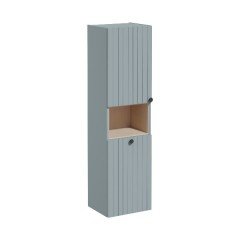 Vitra Root Groove 69096 Boy Dolabı, 40 Cm, Kısa, Çamaşır Sepetli, Mat Fiyord Yeşili, Sol