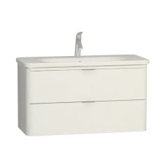 VitrA 56442 Lavabo Dolabı Nest Trendy 2 Çekmeceli 100 Cm P.Beyaz