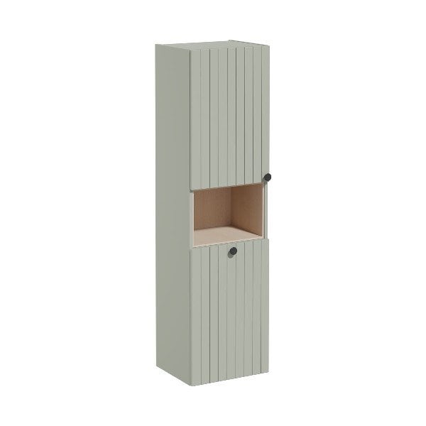 Vitra Root Groove 69099 Boy Dolabı, 40 Cm, Kısa, Çamaşır Sepetli, Mat Retro Yeşil, Sol