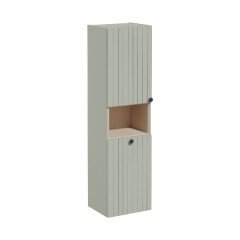 Vitra Root Groove 69099 Boy Dolabı, 40 Cm, Kısa, Çamaşır Sepetli, Mat Retro Yeşil, Sol