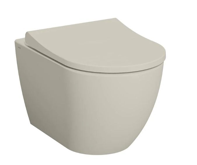 Vitra 7510b020-0090 S60 Rim-Ex (Kanalsız) Asma Klozet, 54 Cm, Mat Bej