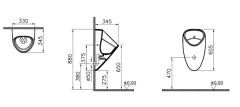 Vitra 7808B022-5331 Plural Fotoseli Pisuvar Mat Kum Bej