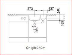 Nuevo Purel 6 S Seramik Eviye
