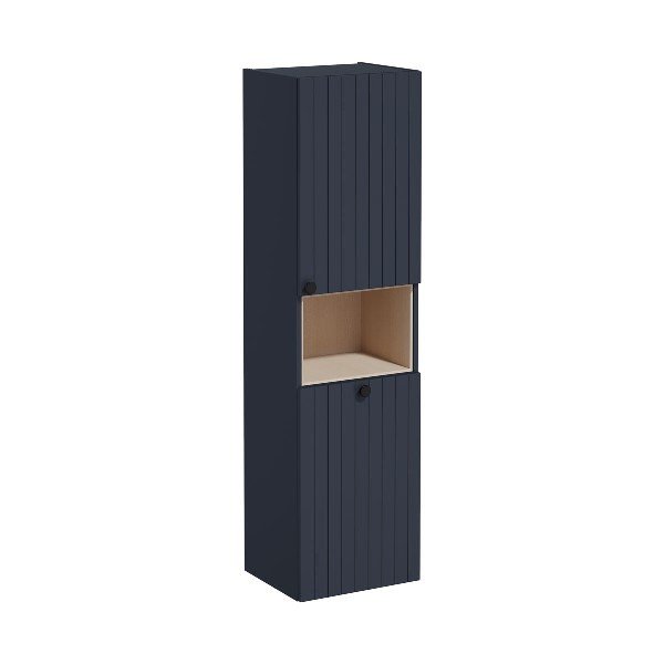 Vitra Root Groove 69105 Boy Dolabı, 40 Cm, Kısa, Çamaşır Sepetli, Mat Lacivert, Sağ