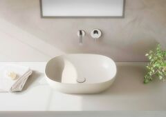 Vitra 5995B422-0016 Outline Çanak Lavabo Mat Kum Bej