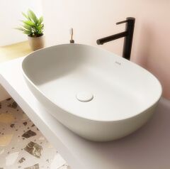 Vitra 5995B422-0016 Outline Çanak Lavabo Mat Kum Bej