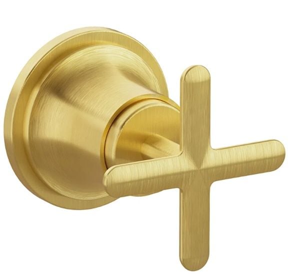Vitra A4290225 Origin Classic Ankastre Stop Valf Sıva Üstü Fırçalı Altın