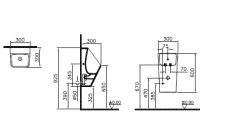 Vitra 5461l003-0199 S20 Pisuvar Arkadan Girişli