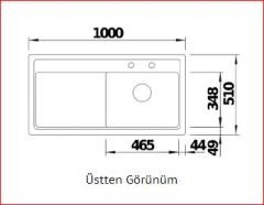 Nuevo Crea XL 6 S Seramik Eviye