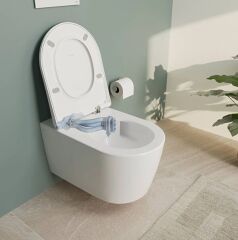 Vitra 7910B403-7211 Metropole Round Ara Musluklu Klozet