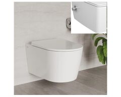 Vitra 7910B403-7211 Metropole Round Ara Musluklu Klozet