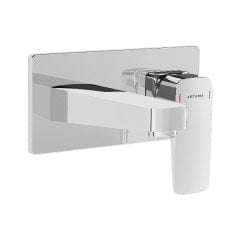 Artema Root Square A42738 Ankastre Lavabo Bataryası, Krom (Sıva Üstü Grubu)
