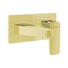 Artema Root Square A4273874 Ankastre Lavabo Bataryası, Altın (Sıva Üstü Grubu)