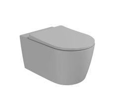 Vitra 7910B476-0090 Metropole Round Asma Klozet Taş Gri
