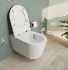 Vitra 7910B483-0090 Metropole Round Asma Klozet Siyah