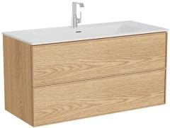 Vitra 67138 Metropole Edge Etajerli Lavabolu 120 cm Açık Meşe