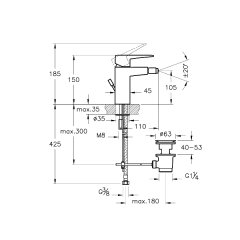 Artema Root Square A4273626 Bide Bataryası (Sifon Kumandalı) Bakır