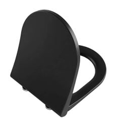 Vitra Univer. Round Klozet Kapak, 231-483R009 Siyah