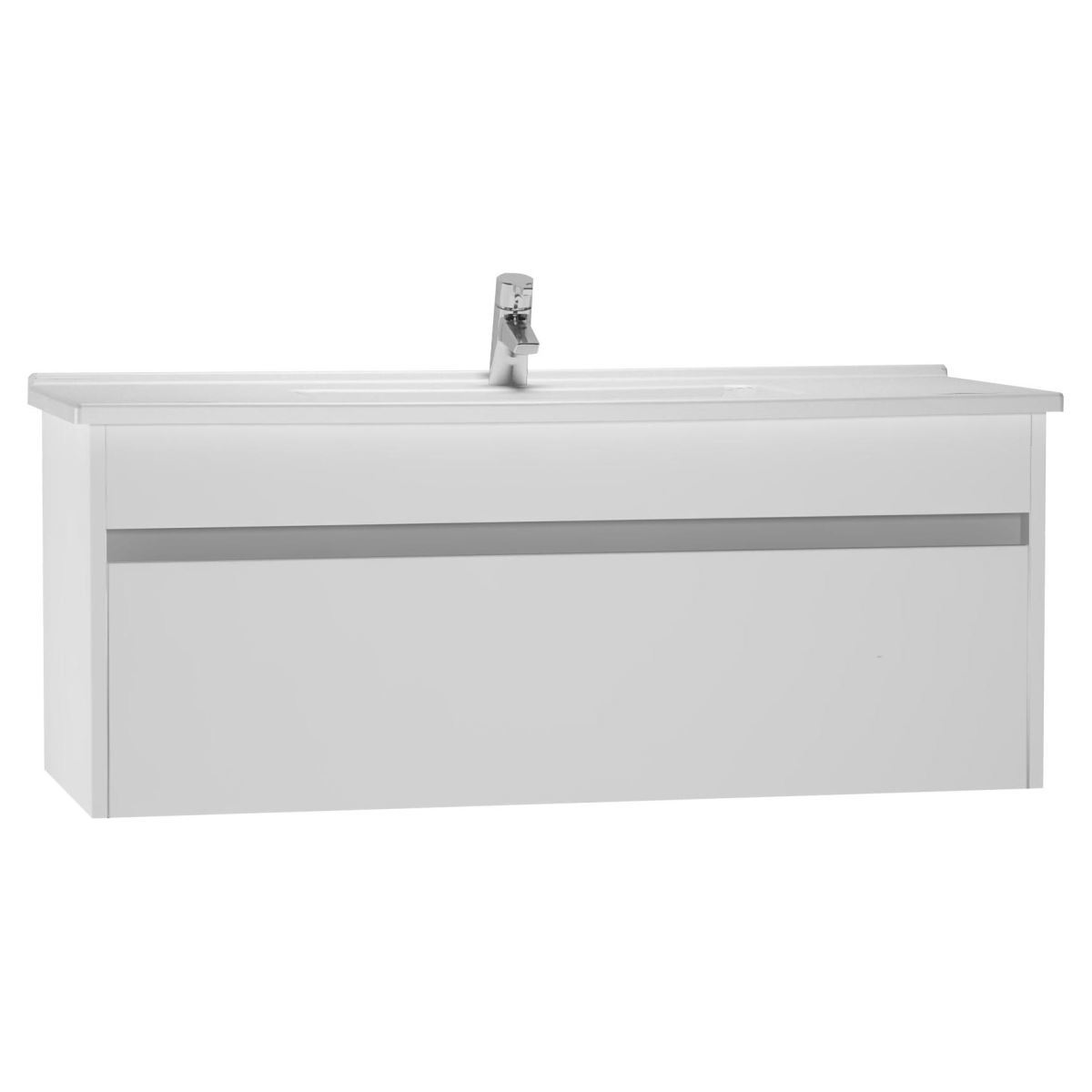 Vitra 54746 S50+Lavabo Dolabı 120 Cm, Parlak Beyaz