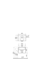 Vitra 56067 S50 Lavabo Dolabı 60 Cm, Altın Kiraz